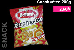 Snack Cacahuetes, 200g