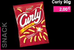 Snack Curly, 90g
